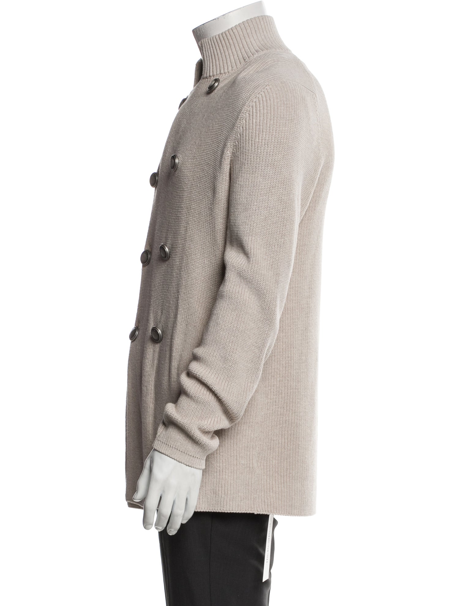 Brunello Cucinelli Mock Neck Long Sleeve Cardigan