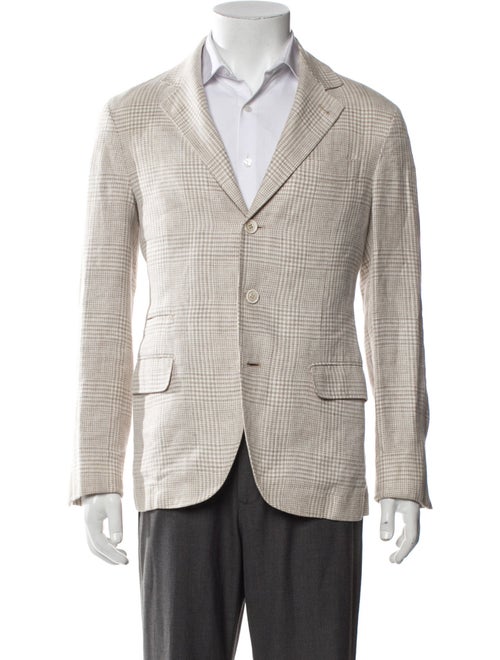 Brunello Cucinelli Houndstooth Print Blazer