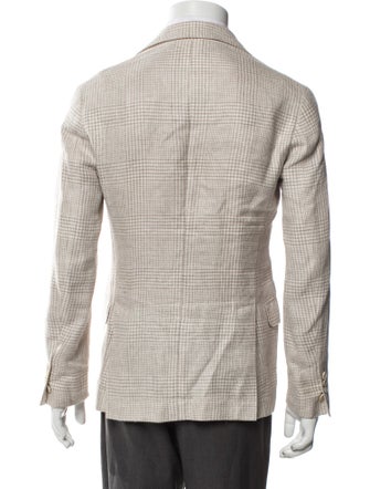 Brunello Cucinelli Houndstooth Print Blazer