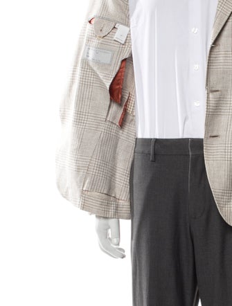 Brunello Cucinelli Houndstooth Print Blazer