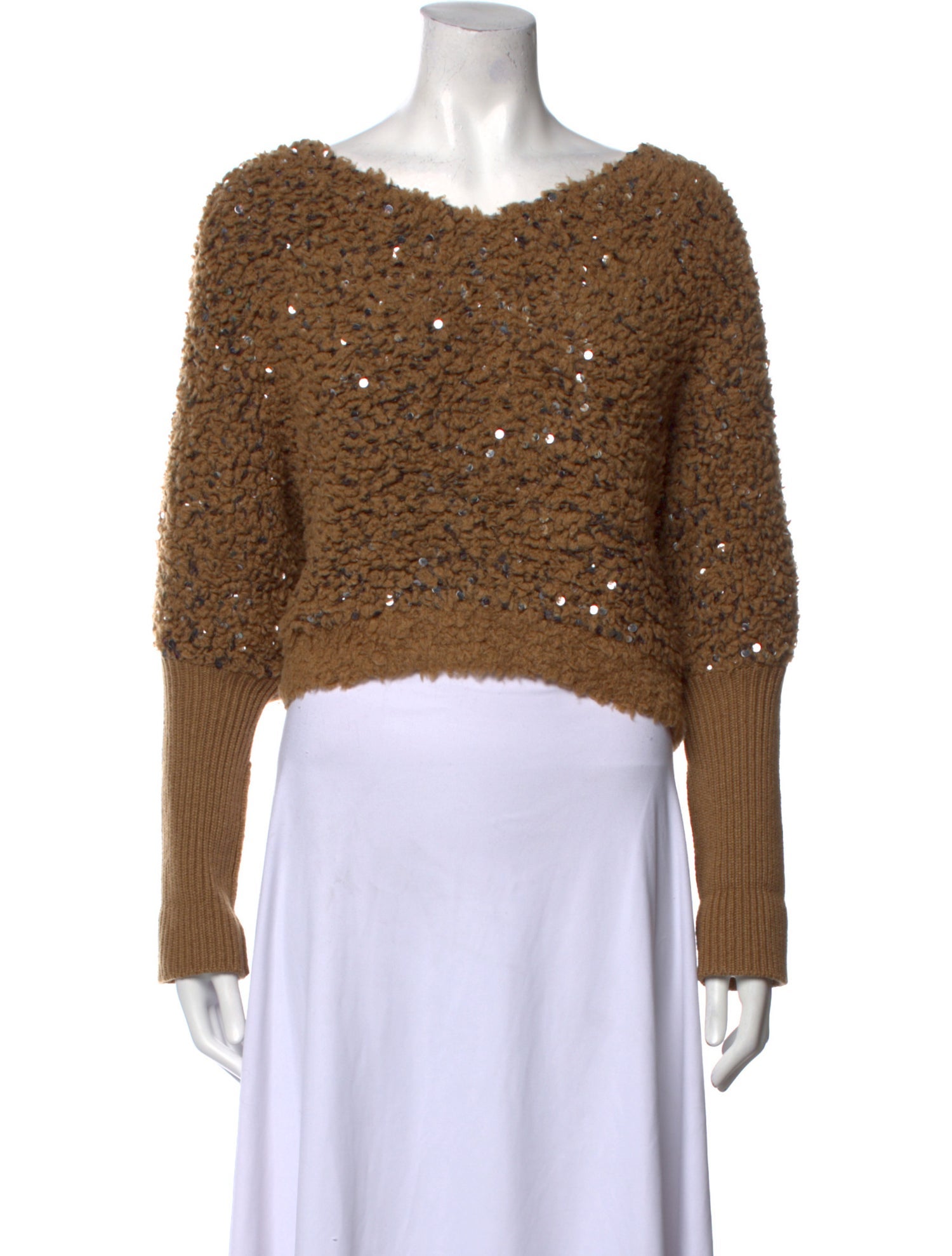 Brunello Cucinelli Cashmere Bateau Neckline Sweater