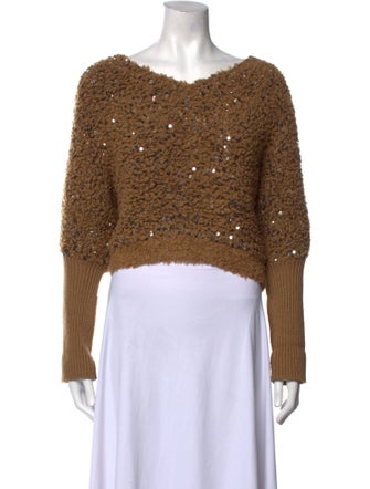 Brunello Cucinelli Cashmere Bateau Neckline Sweater