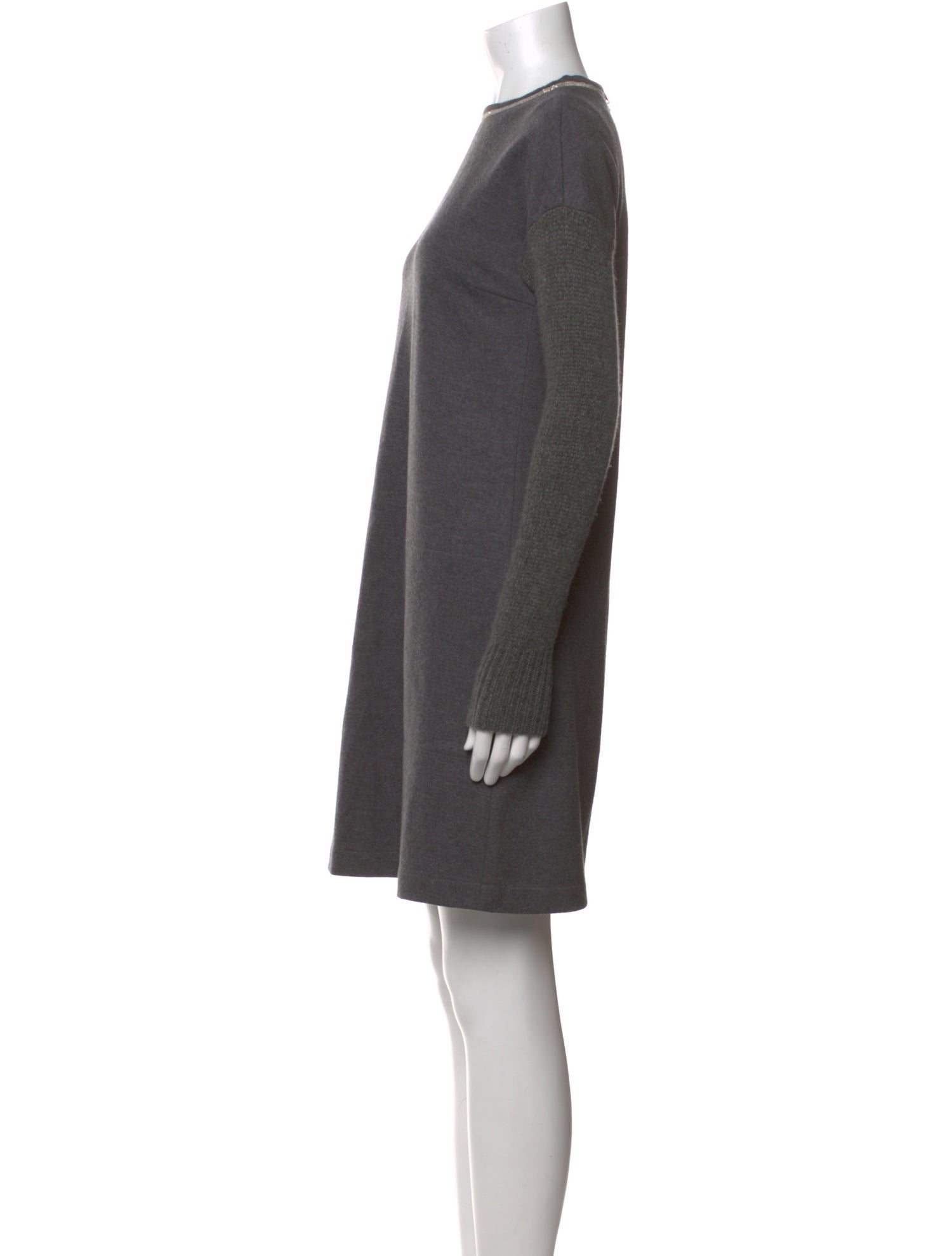 Brunello Cucinelli Virgin Wool Mini Dress