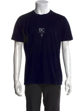 Brunello Cucinelli Graphic Print Crew Neck T-Shirt