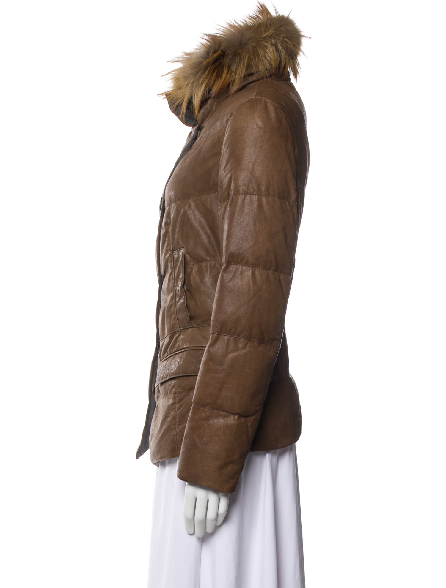 Brunello Cucinelli Leather Utility Jacket