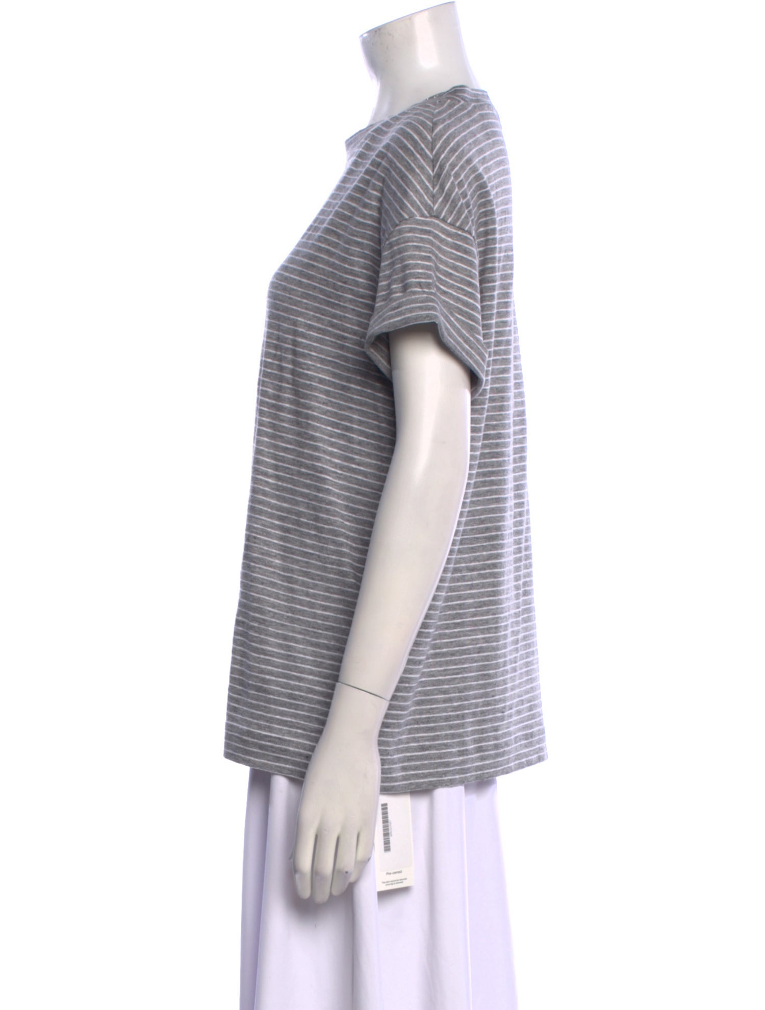 Brunello Cucinelli Linen Striped T-Shirt