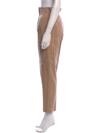 Brunello Cucinelli Linen Straight Leg Pants