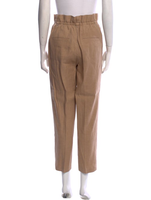 Brunello Cucinelli Linen Straight Leg Pants