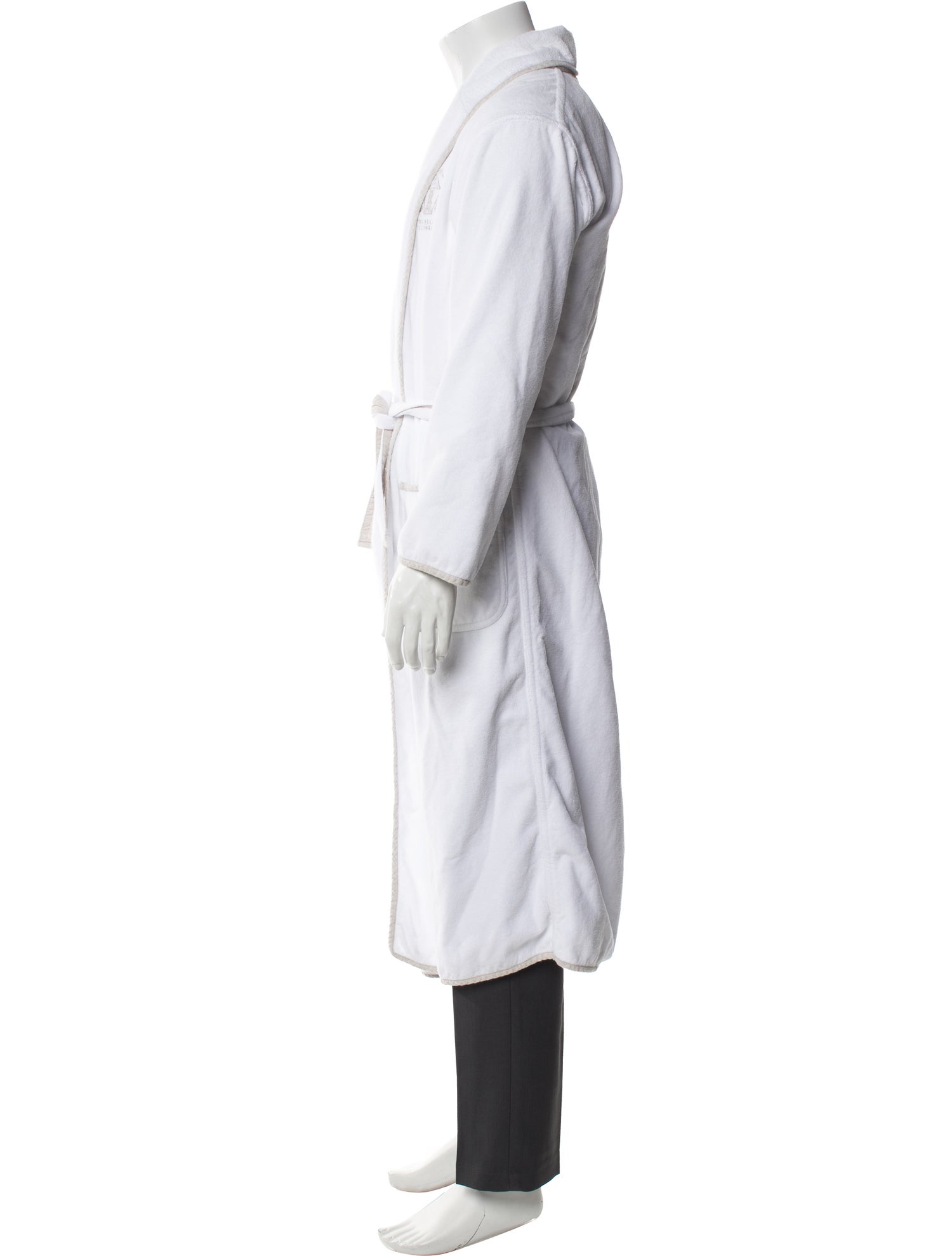 Brunello Cucinelli Embroidered Accent Robe