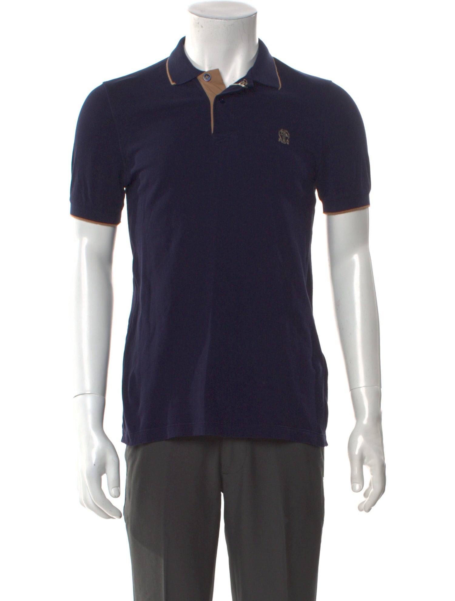 Brunello Cucinelli Collar Short Sleeve Polo Shirt w/ Tags