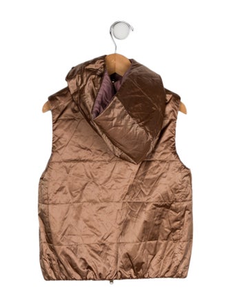 Brunello Cucinelli Solid Down Vest
