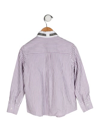 Brunello Cucinelli Girls' Button Up Shirt