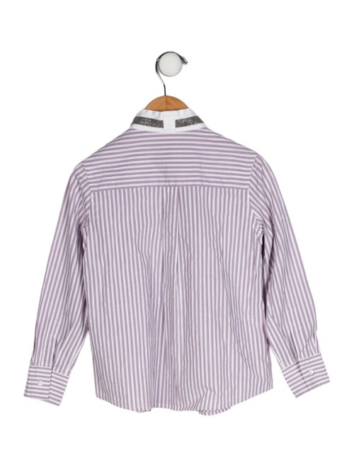 Brunello Cucinelli Girls' Button Up Shirt