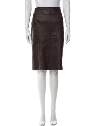 Brunello Cucinelli Virgin Wool Knee-Length Skirt
