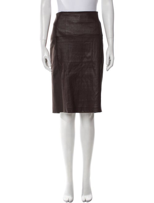 Brunello Cucinelli Virgin Wool Knee-Length Skirt