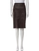 Brunello Cucinelli Virgin Wool Knee-Length Skirt