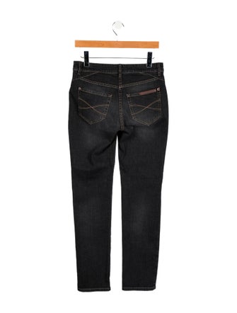 Brunello Cucinelli Mid-Rise Straight Leg Jeans
