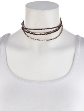 Brunello Cucinelli Long Bead Strand Necklace