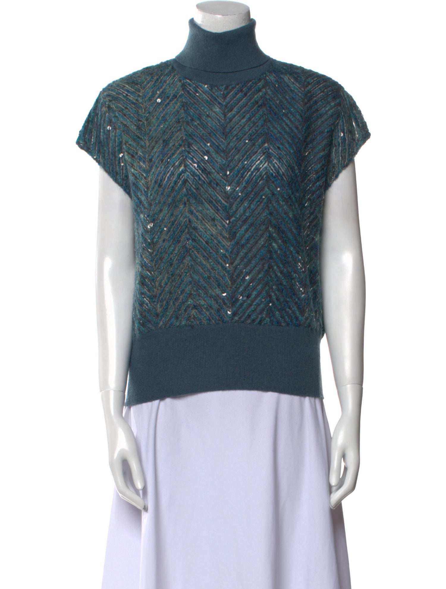 Brunello Cucinelli Mohair Turtleneck Sweater w/ Tags