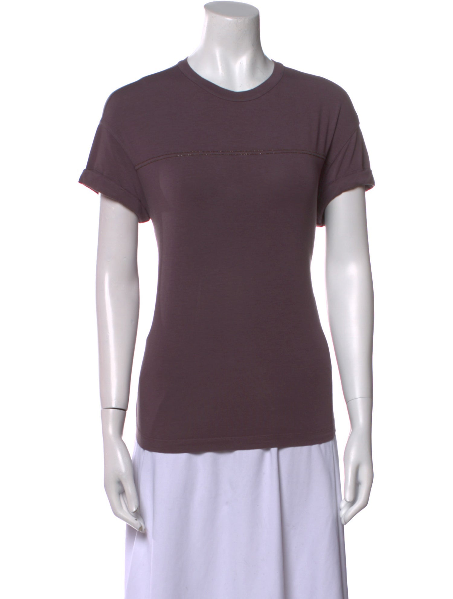 Brunello Cucinelli Crew Neck Short Sleeve T-Shirt