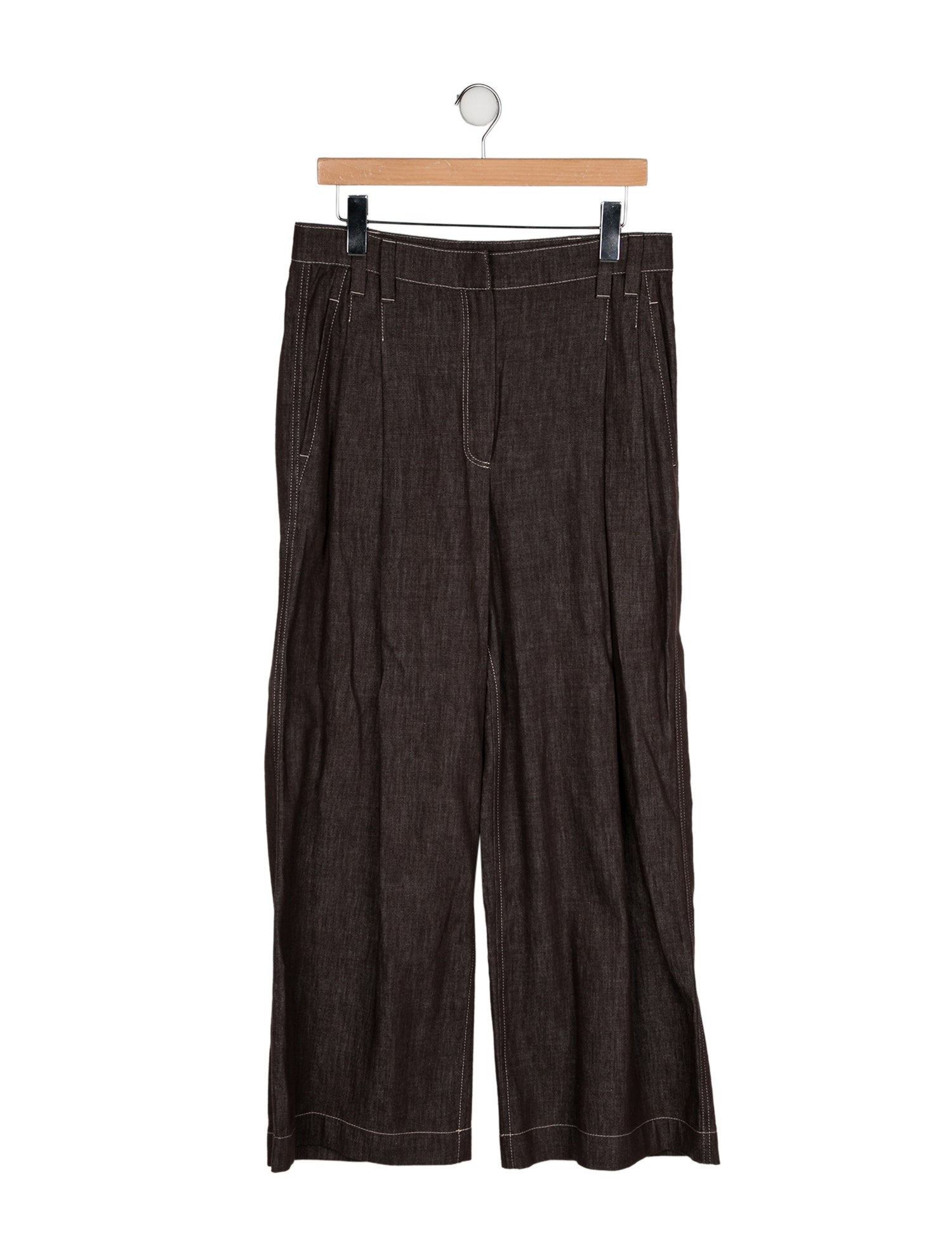 Brunello Cucinelli High-Rise Wide Leg Jeans