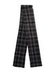 Brunello Cucinelli Wool Plaid Print Scarf