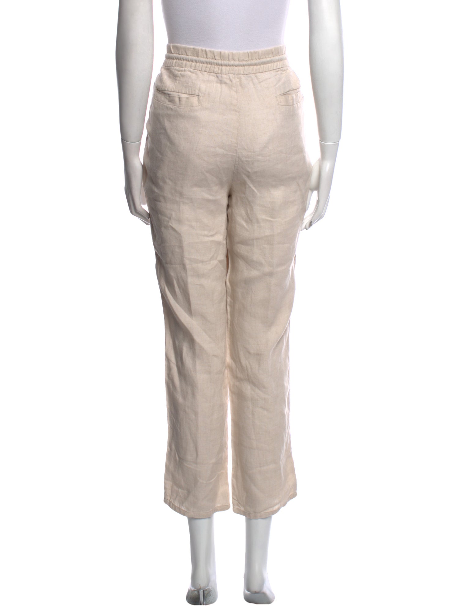 Brunello Cucinelli Linen Straight Leg Pants