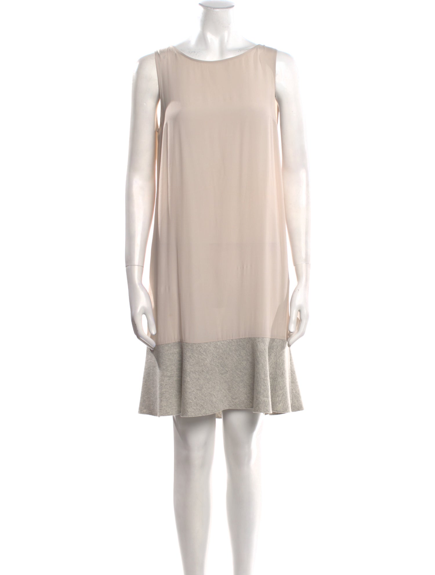 Brunello Cucinelli Bateau Neckline Mini Dress