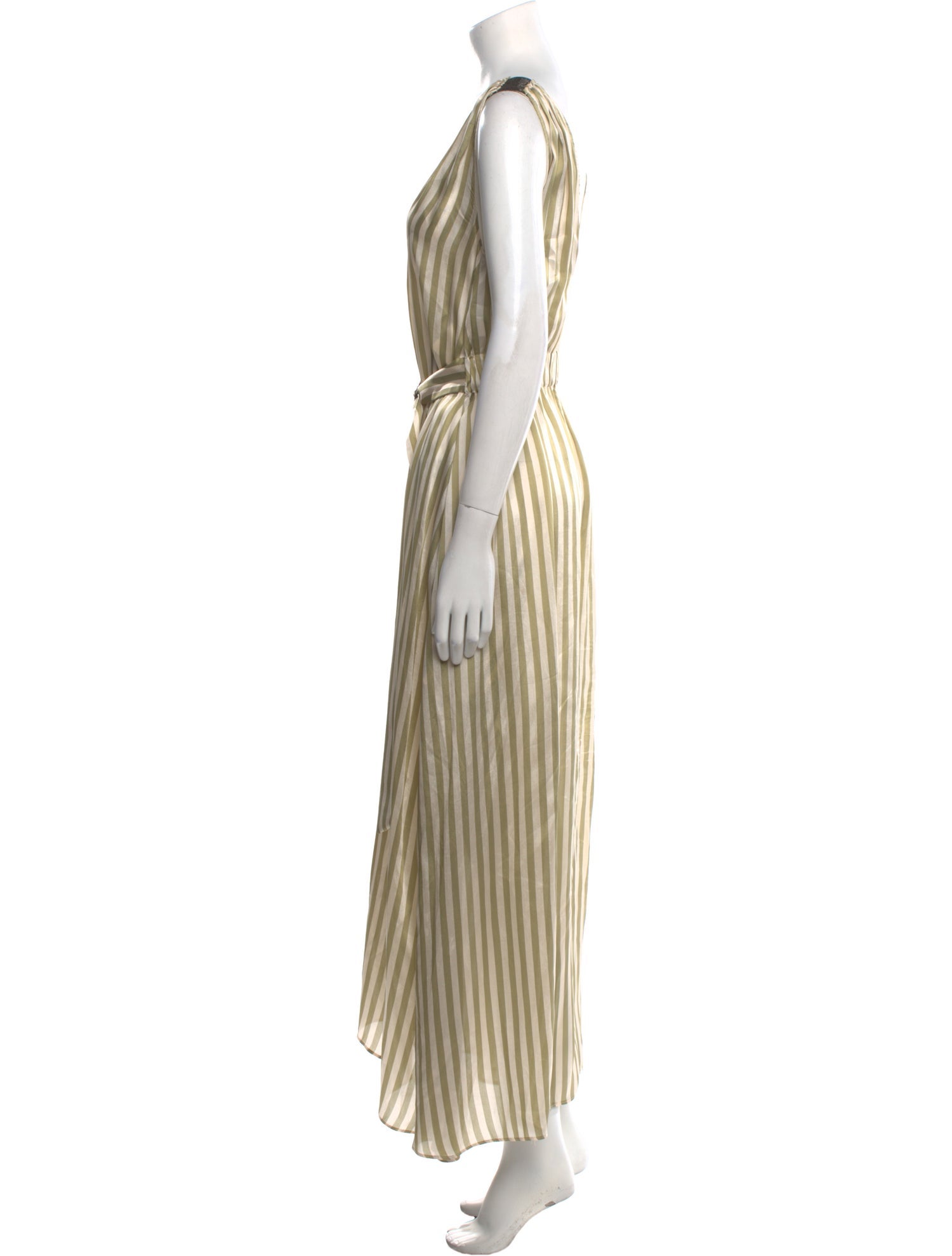 Brunello Cucinelli Striped Long Dress