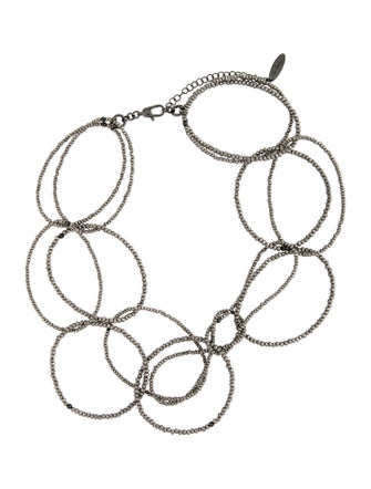 Brunello Cucinelli Monili Beaded Circle Necklace
