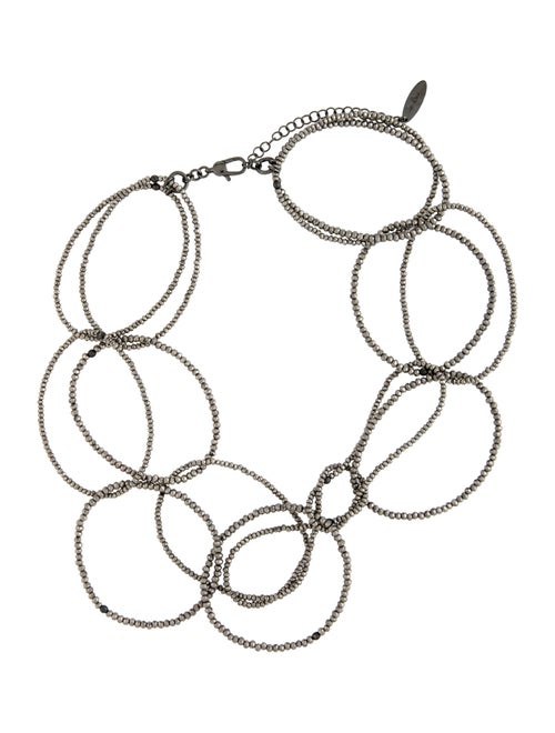 Brunello Cucinelli Monili Beaded Circle Necklace