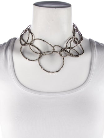 Brunello Cucinelli Monili Beaded Circle Necklace