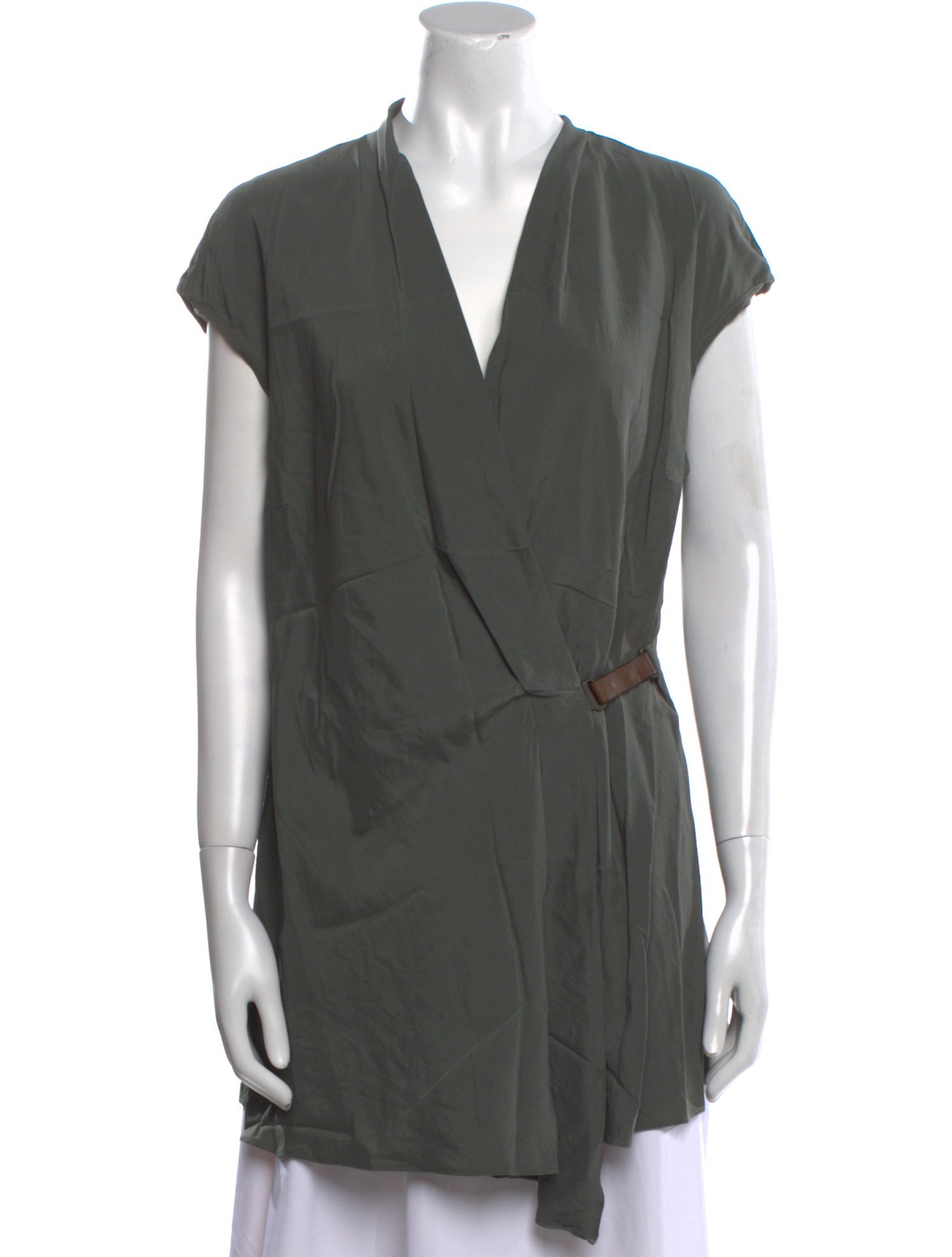 Brunello Cucinelli V-Neck Short Sleeve Tunic