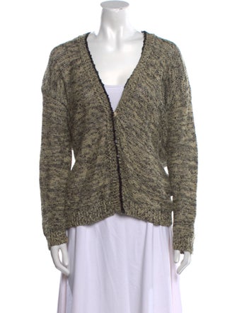 Brunello Cucinelli Hemp V-Neck Sweater