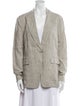 Brunello Cucinelli Linen Striped Blazer