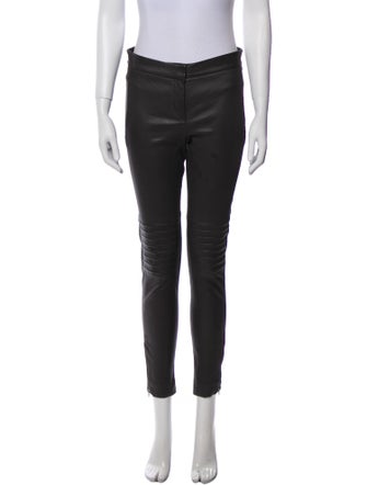 Brunello Cucinelli Leather Skinny Leg Pants