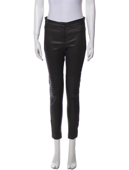 Brunello Cucinelli Leather Skinny Leg Pants