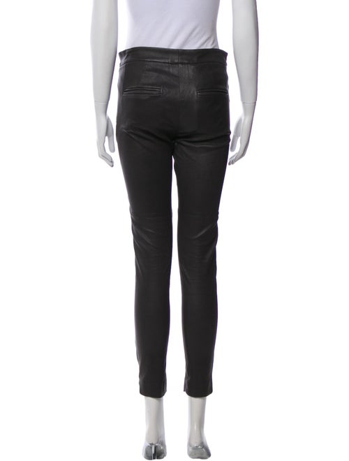 Brunello Cucinelli Leather Skinny Leg Pants