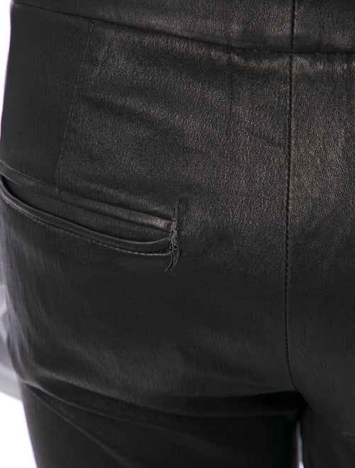 Brunello Cucinelli Leather Skinny Leg Pants