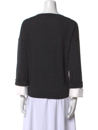 Brunello Cucinelli Cashmere Scoop Neck Sweatshirt