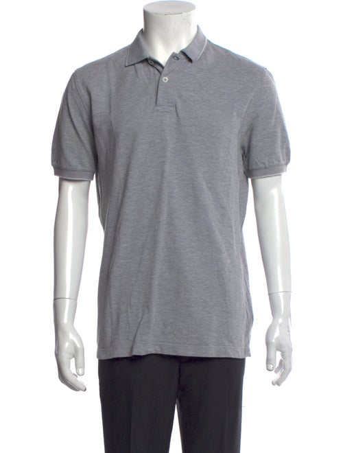 Brunello Cucinelli Monili Collar Polo Shirt