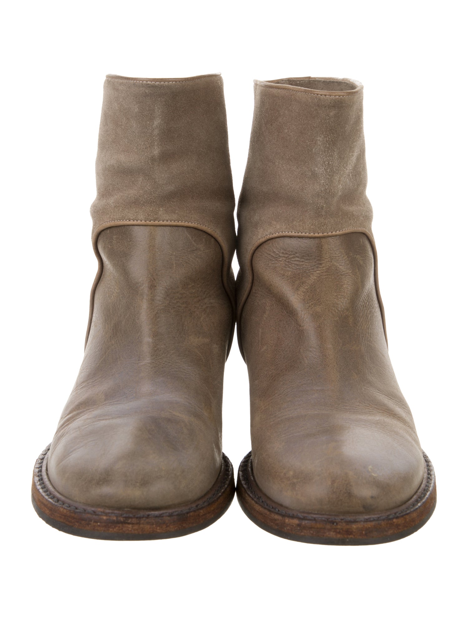 Brunello Cucinelli Leather Moto Boots