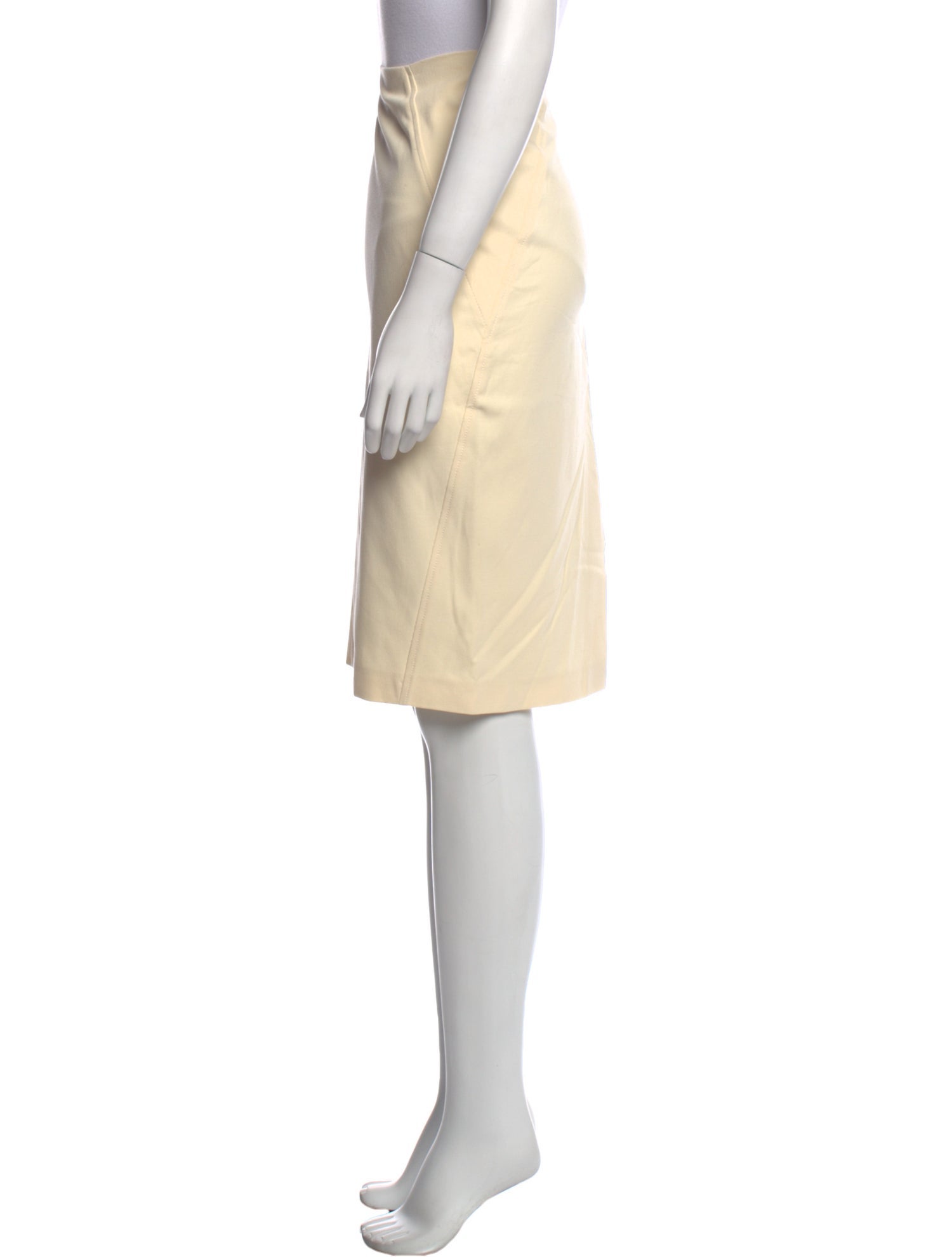 Brunello Cucinelli Pleated Accents Knee-Length Skirt
