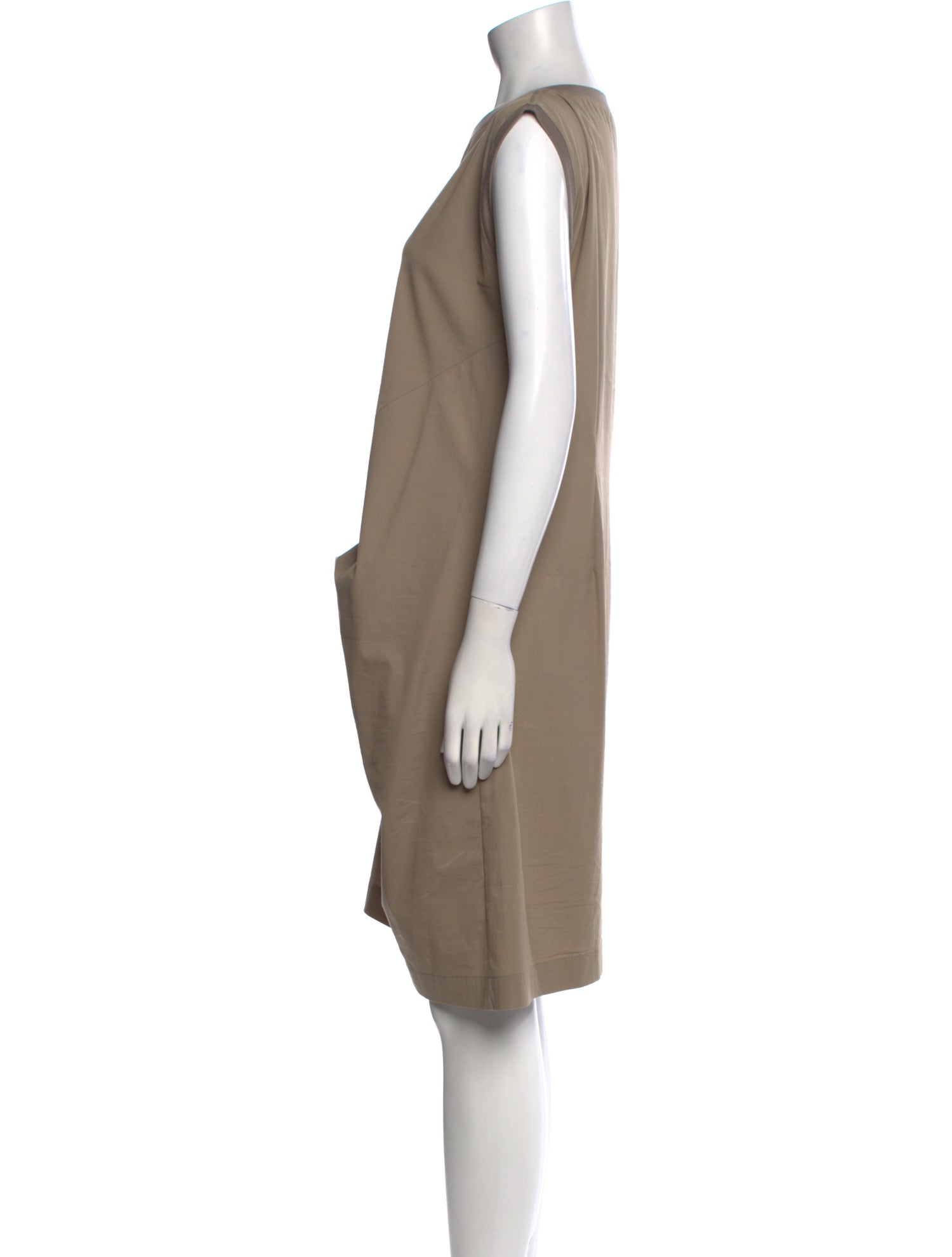 Brunello Cucinelli Cowl Neck Knee-Length Dress