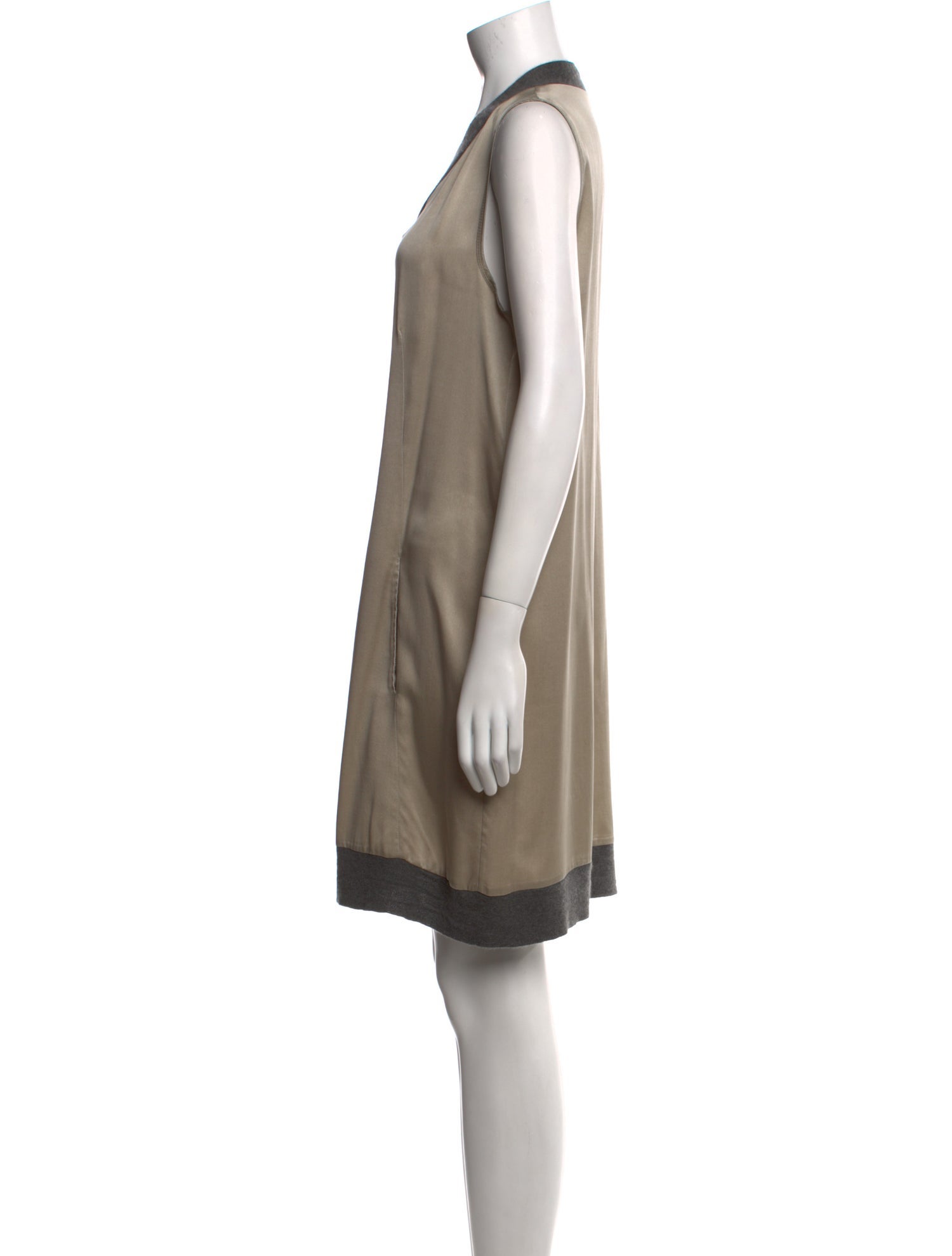 Brunello Cucinelli Silk Knee-Length Dress