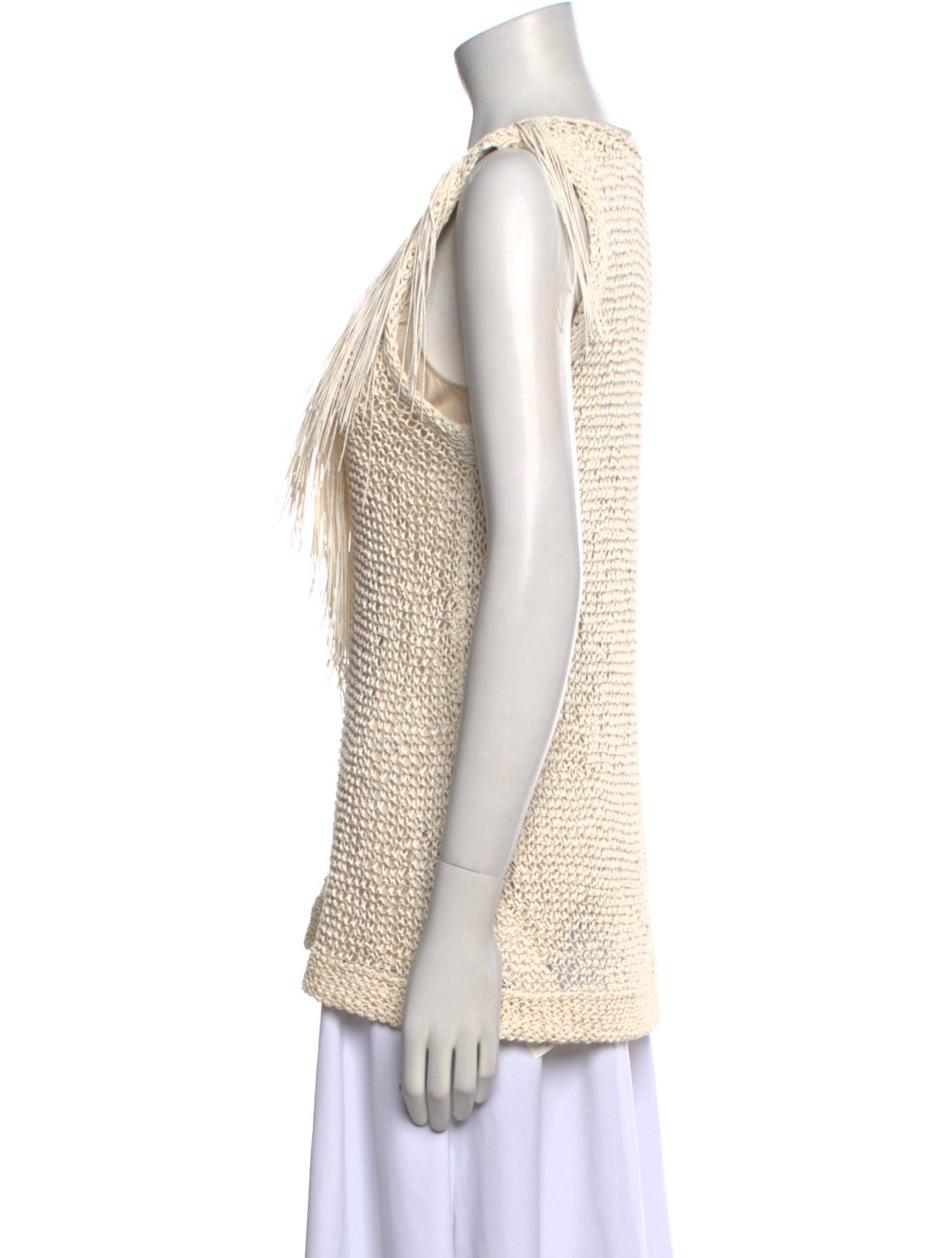 Brunello Cucinelli Scoop Neck Sleeveless Top