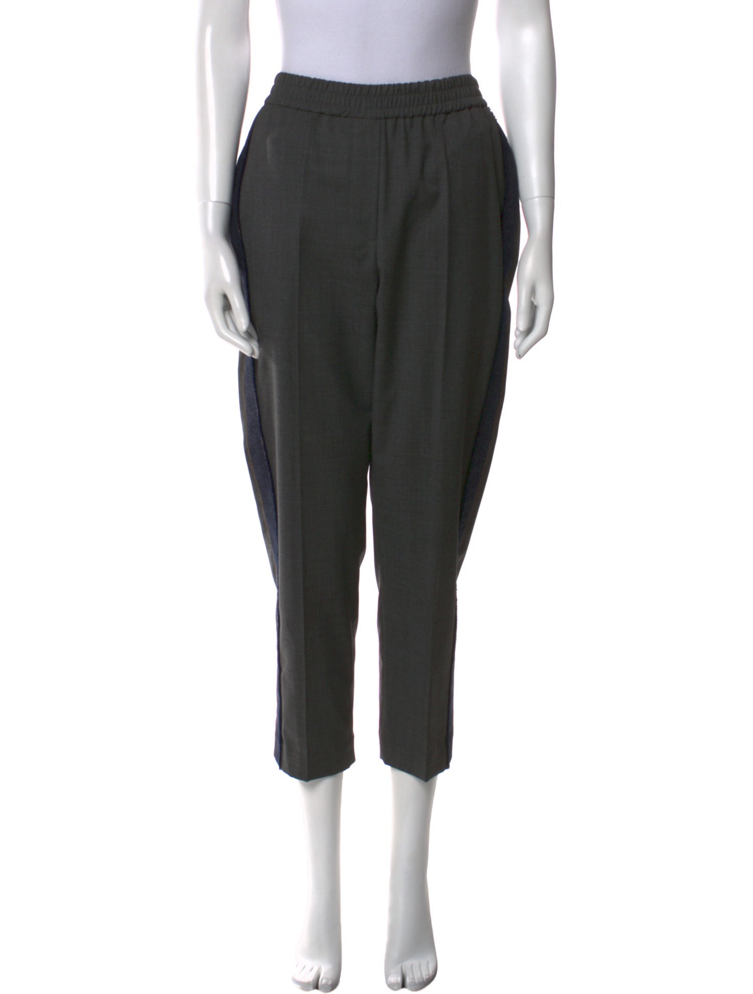 Brunello Cucinelli Virgin Wool Skinny Leg Pants