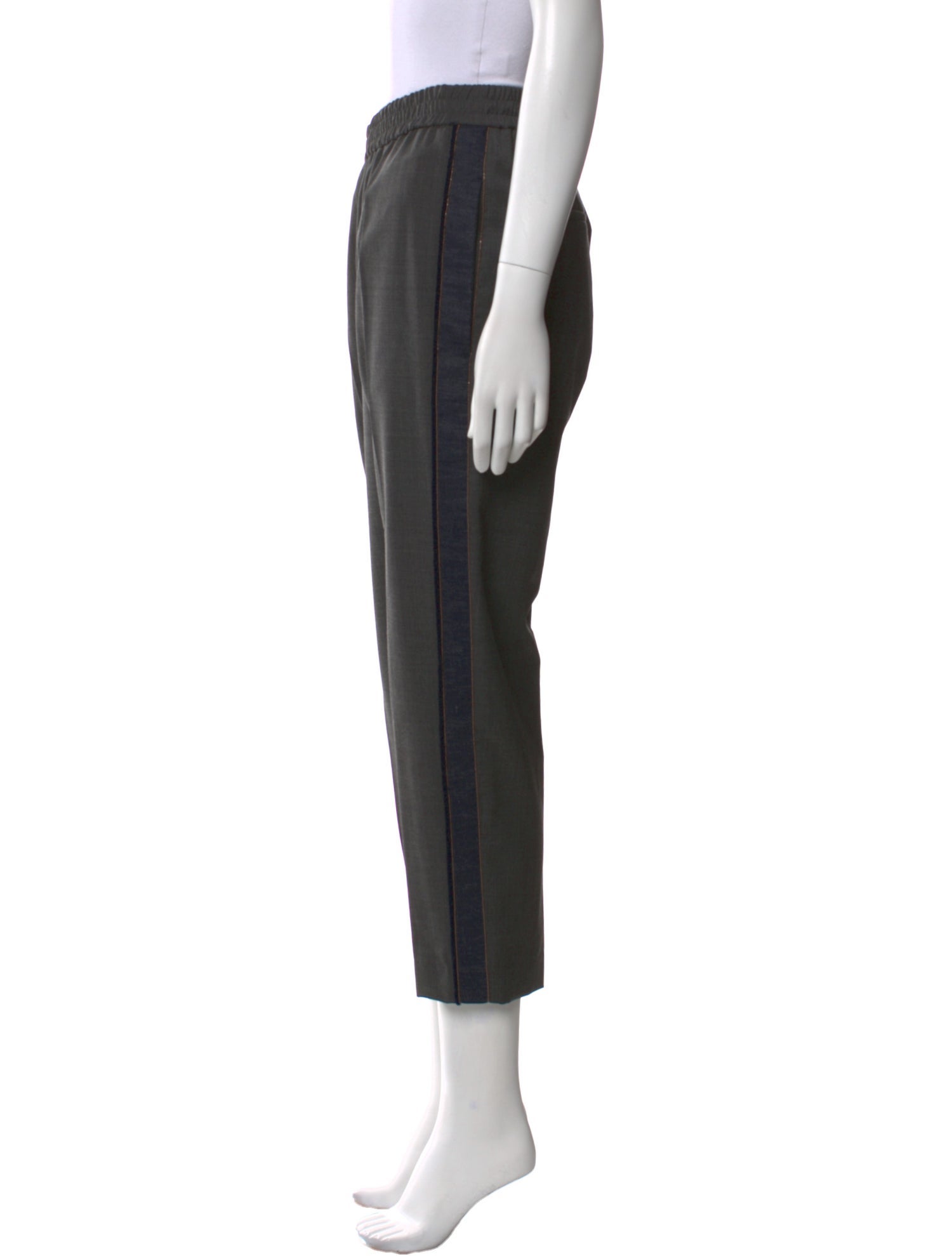 Brunello Cucinelli Virgin Wool Skinny Leg Pants