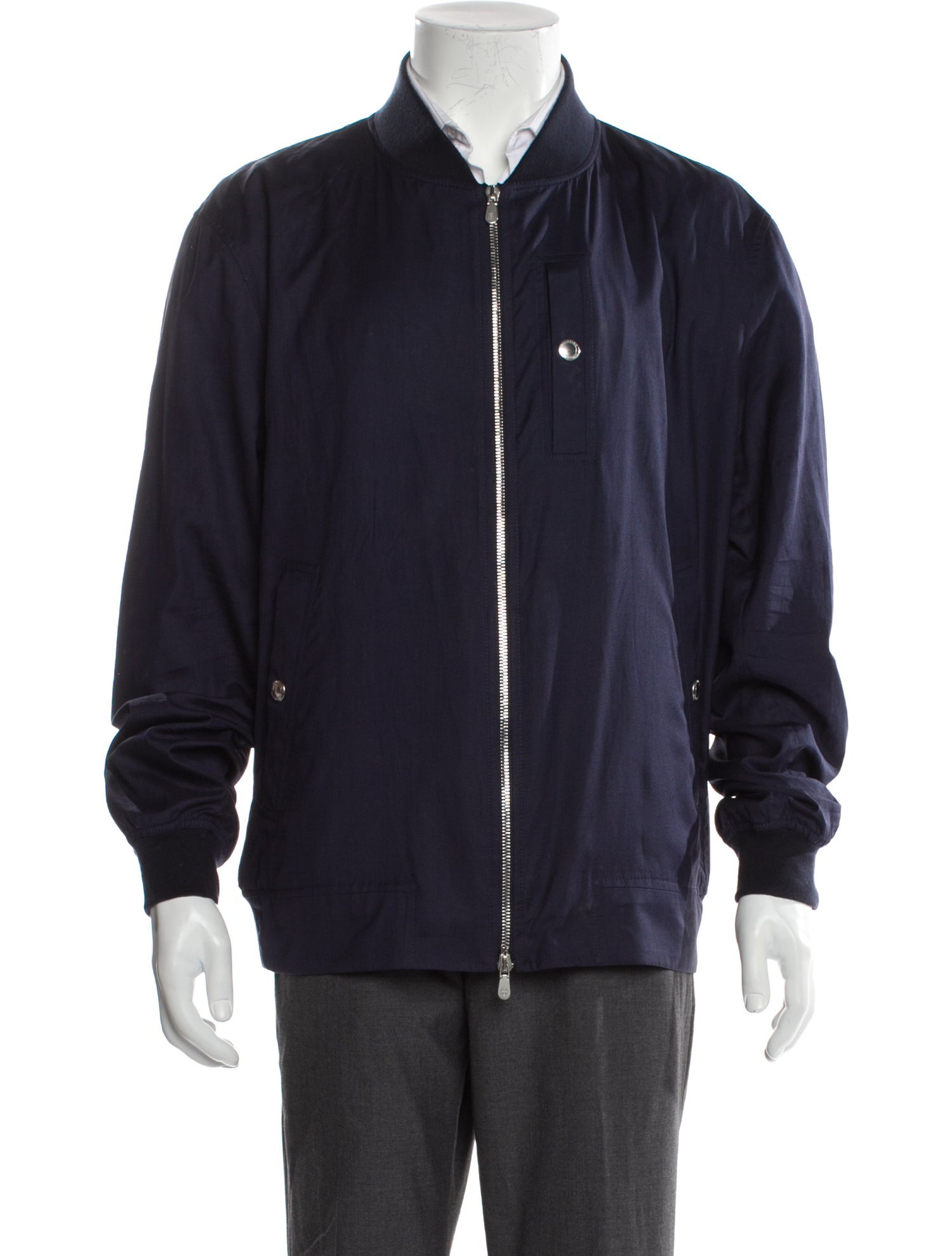 Brunello Cucinelli Virgin Wool Bomber Jacket