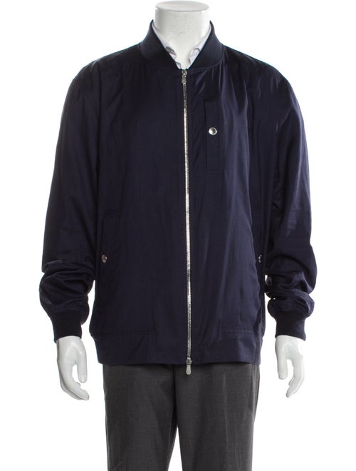 Brunello Cucinelli Virgin Wool Bomber Jacket